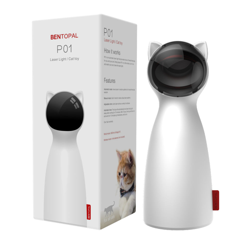 Cat Toys,The 4Th Generation Real Random Trajectory,Motion Activated Rechargeable Automatic Cat Laser Toy,Interactive Cat Toys For Indoor