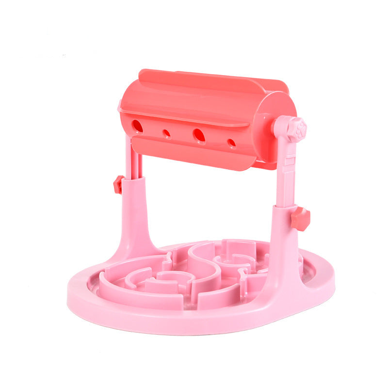 New Pet Products Adjustable Food For Cats And Dogs Pet Food Bowl Toy Drum Leaky Food Slow Food Device