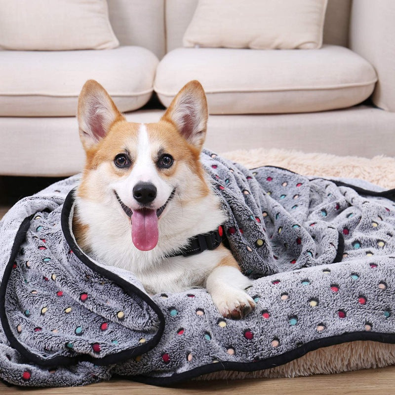 Off-The-Shelf Flannel Pet Mat Warm Pet Blanket