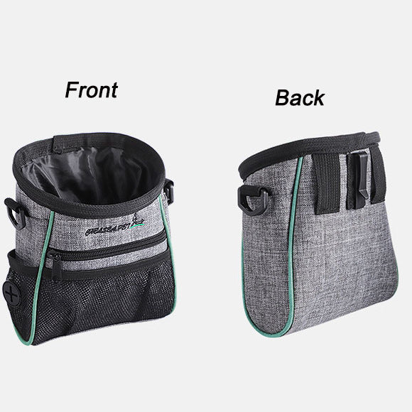 Waterproof portable hiking bag Chalk bag Pet Oxford Cloth small pet Fanny pack dog food bag