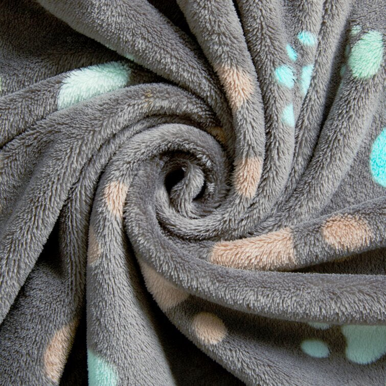 Hot Selling Cute Cat Paws Dog Paws Print Design Pet Blanket