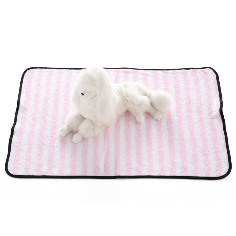 Dog Mat Blanket Coral Fluffy Pet Blanket Double-Sided Fleece Footprints Dog Pet Cat Blanket Pet Dog Blanket