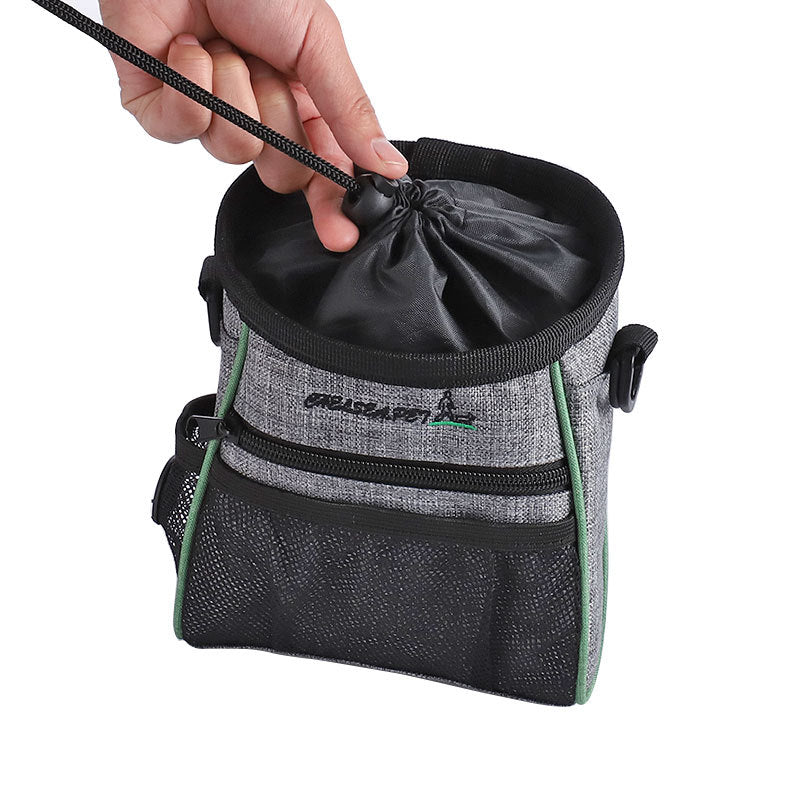 Waterproof portable hiking bag Chalk bag Pet Oxford Cloth small pet Fanny pack dog food bag