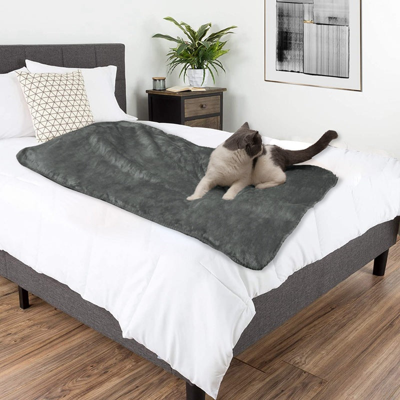Premium Four Colors Flannel Waterproof Pet Lamb Blanket
