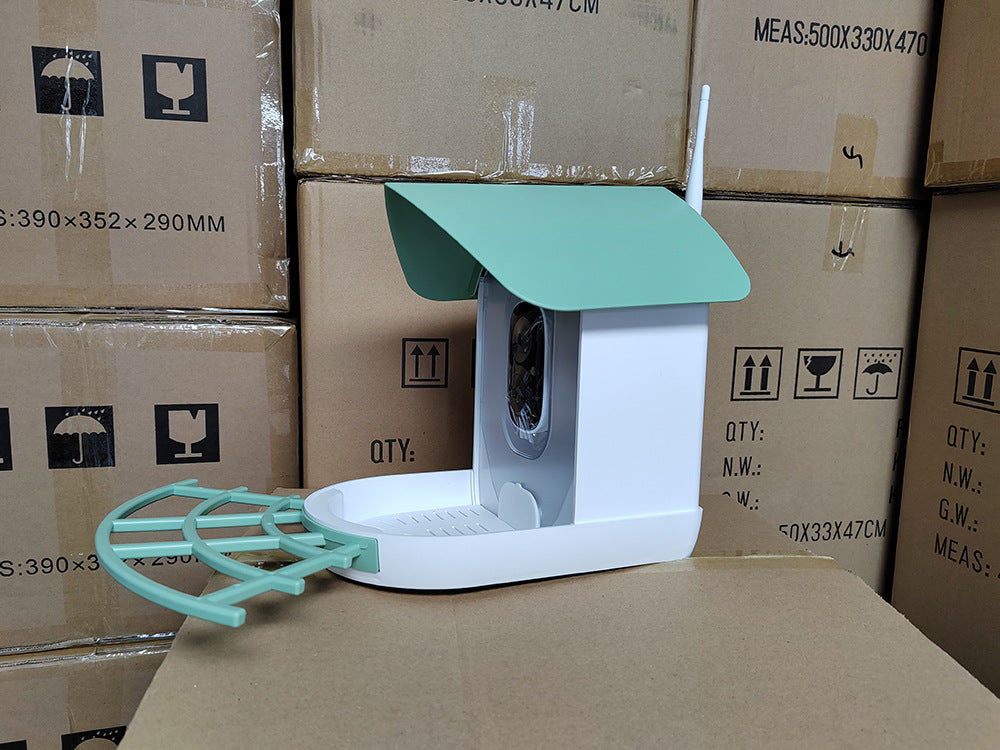 Smart Bird Feeder Camera, Solar Powered, Ai Bird Species Identification, 1080P Hd Video, Wifi Wireless, Waterproof Outdoor Bird House, For Bird Lover