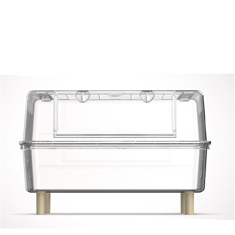 62Cm Full Transparent Landscape Hamster Cage Wholesale Acrylic Gold Silk Bear Large Space Large Villa Can Be Connected To The Tunnel