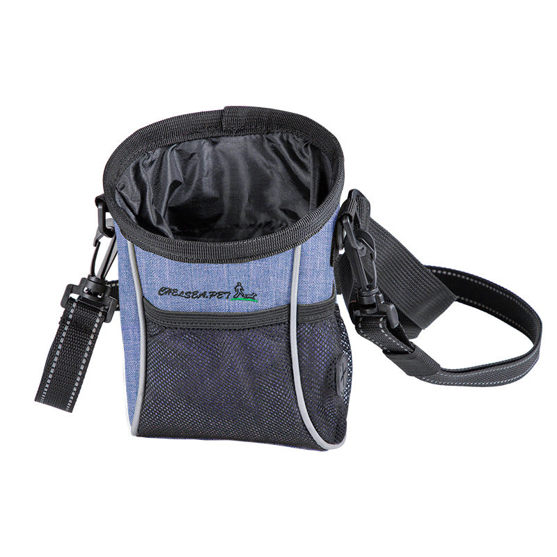 Waterproof portable hiking bag Chalk bag Pet Oxford Cloth small pet Fanny pack dog food bag