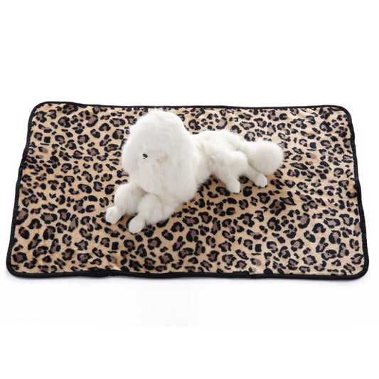 Dog Mat Blanket Coral Fluffy Pet Blanket Double-Sided Fleece Footprints Dog Pet Cat Blanket Pet Dog Blanket