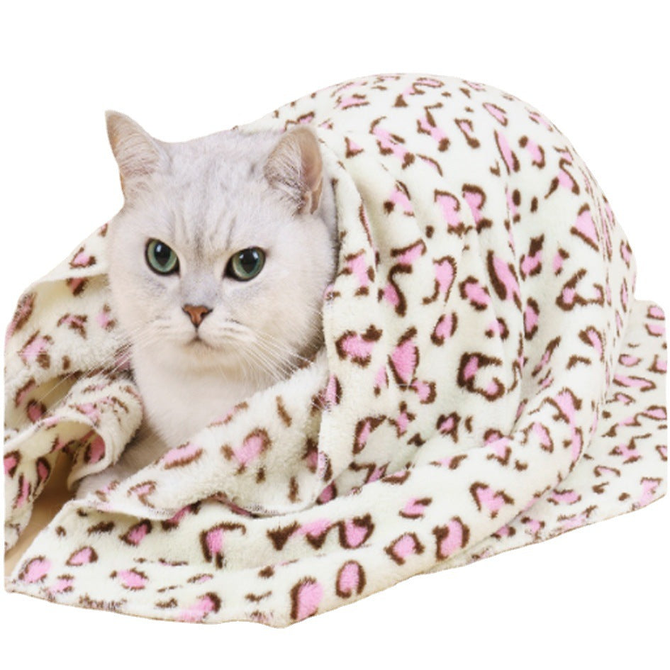 Flannel Soft Breathable Fast Absorbent Pet Blanket Cover