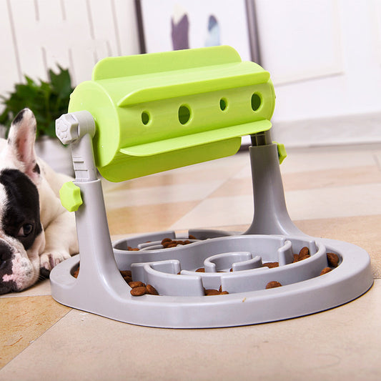 New Pet Products Adjustable Food For Cats And Dogs Pet Food Bowl Toy Drum Leaky Food Slow Food Device