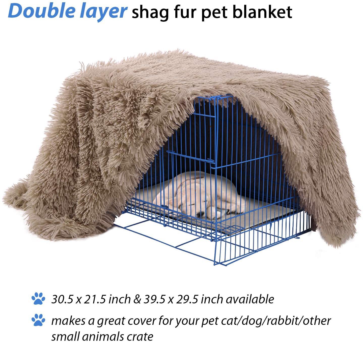 New Multi-Colored Pet Plush Reversible Washable Pet Cover Blanket