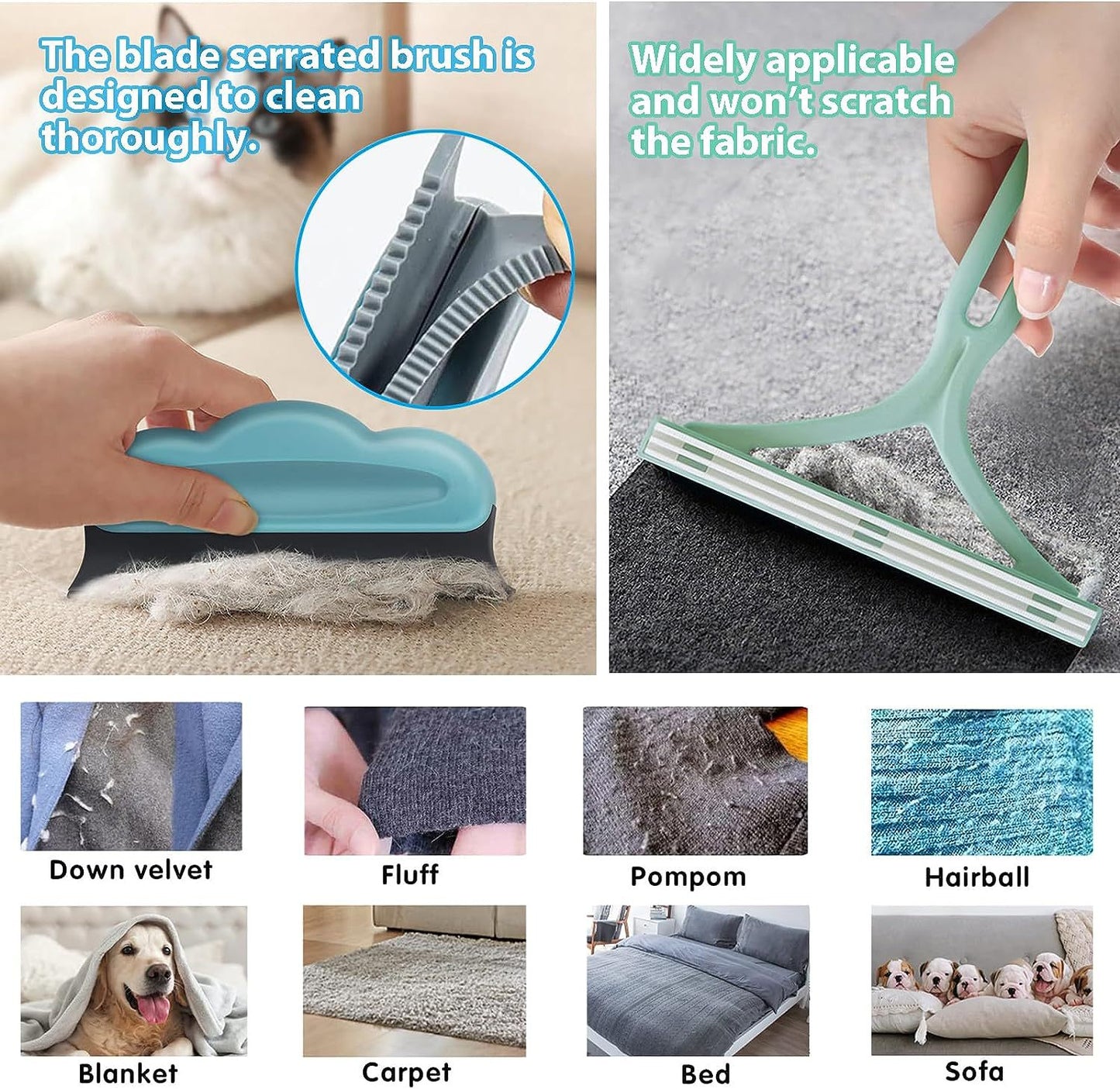 Cat Hair Cleaner Pet Hair Shaver Bed Carpet Hair Remover Suction Device Cat And Dog Hair Sticky Device