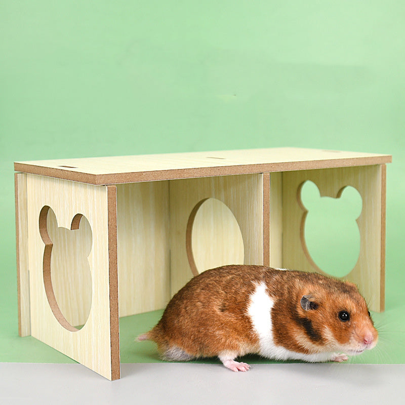 Customizable Pet Cage Peeping House Hamster Nest Cabin Summer Golden Bear Shelter Cabin