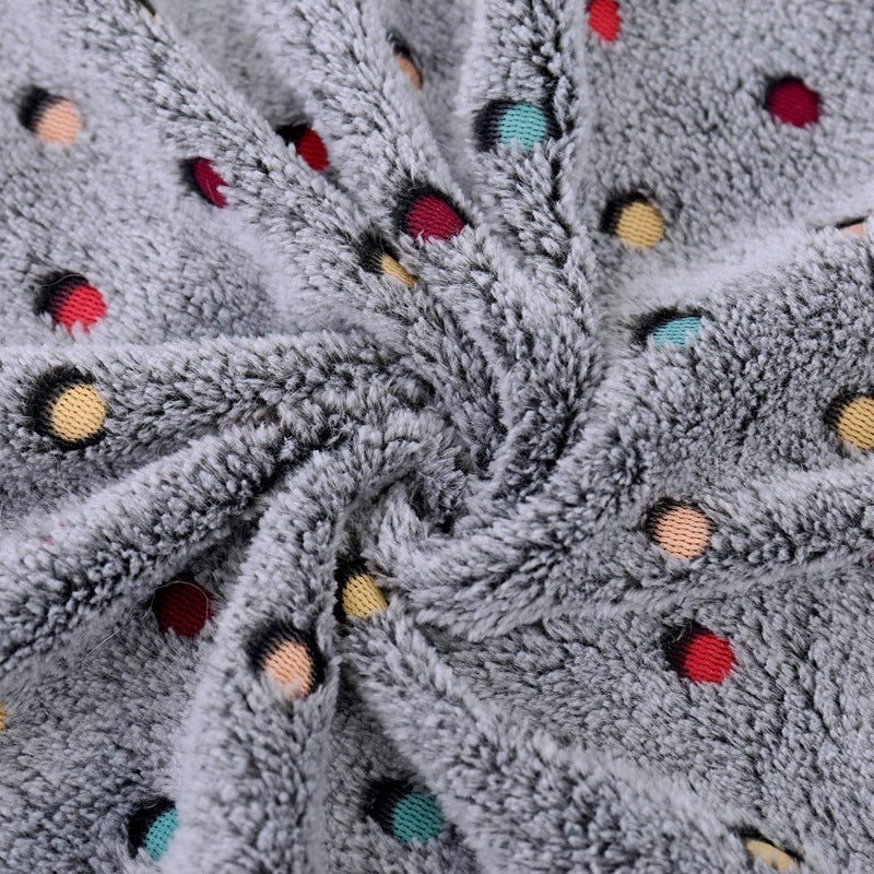 Off-The-Shelf Flannel Pet Mat Warm Pet Blanket