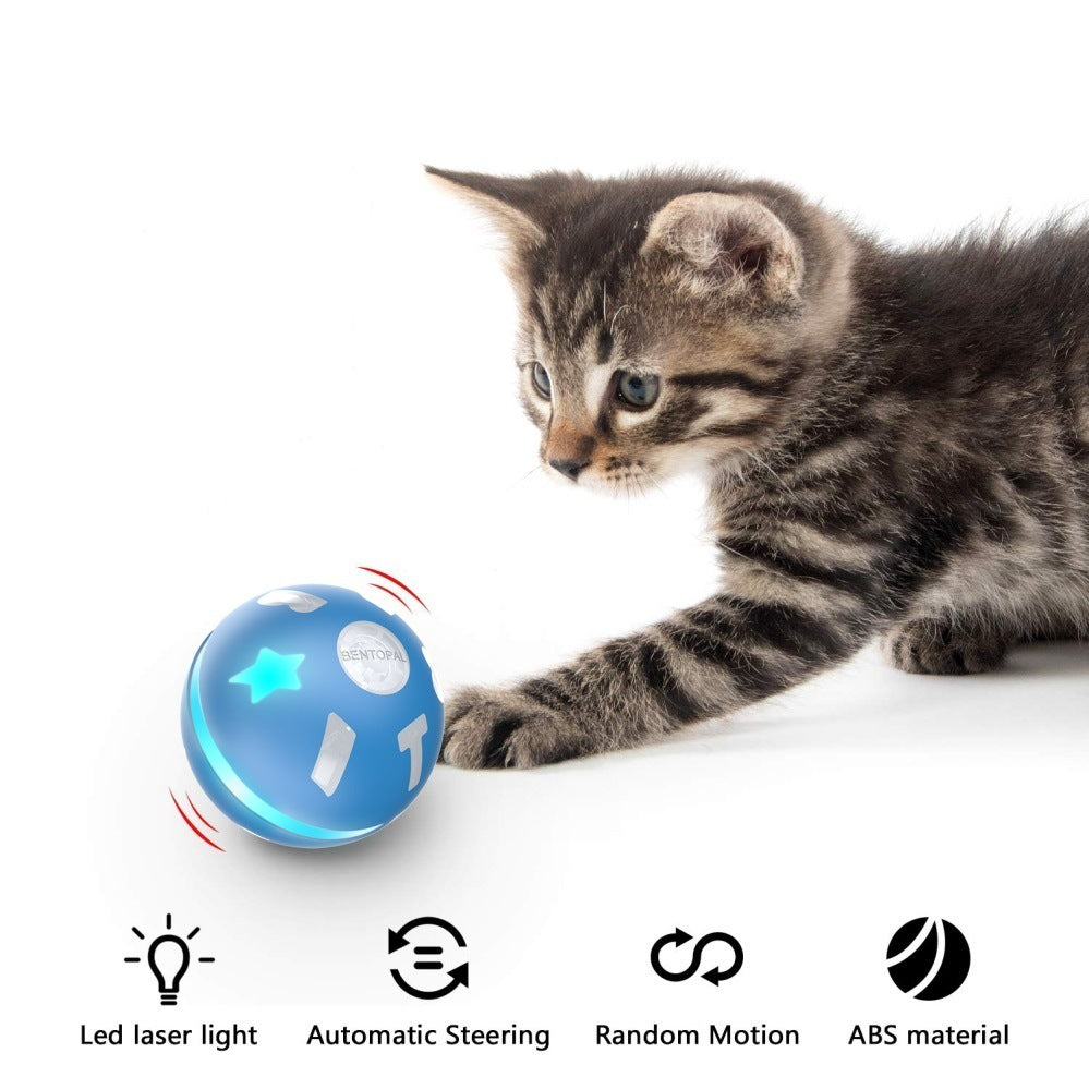 Cat Toys,The 4Th Generation Real Random Trajectory,Motion Activated Rechargeable Automatic Cat Laser Toy,Interactive Cat Toys For Indoor