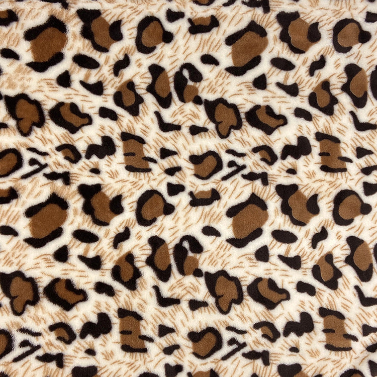 Cow Print Leopard Print Flannel Pet Blanket Kennel Mat Cover Mat Mat Small Fur Blanket Laurel Dog Blanket